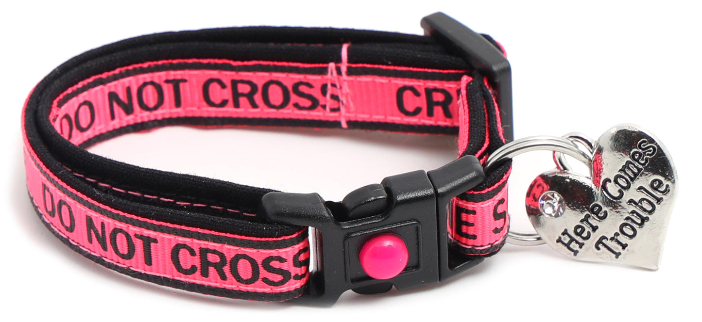 Crime Scene Do Not Cross Breakaway Cat Collar